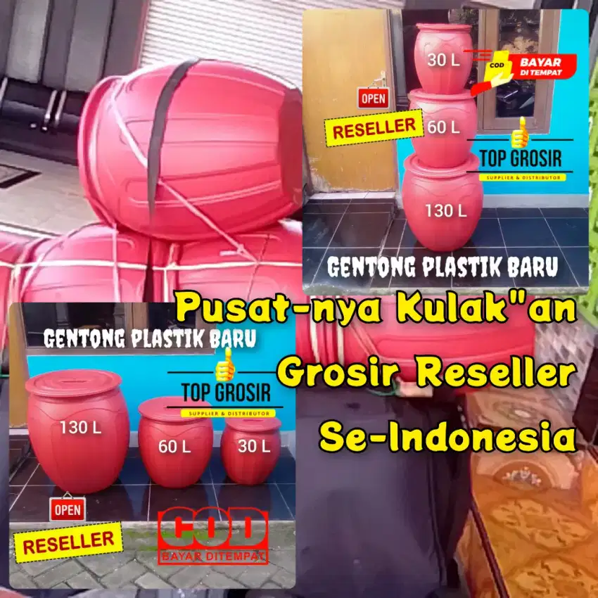 Pusat-nya Kulakan Gentong Tandon Air Baru