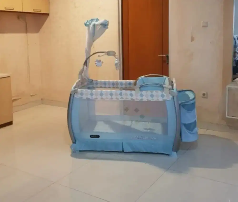 Tempat Tidur Box  Anak Bayi Baby Box BabyElle Premium Besar
