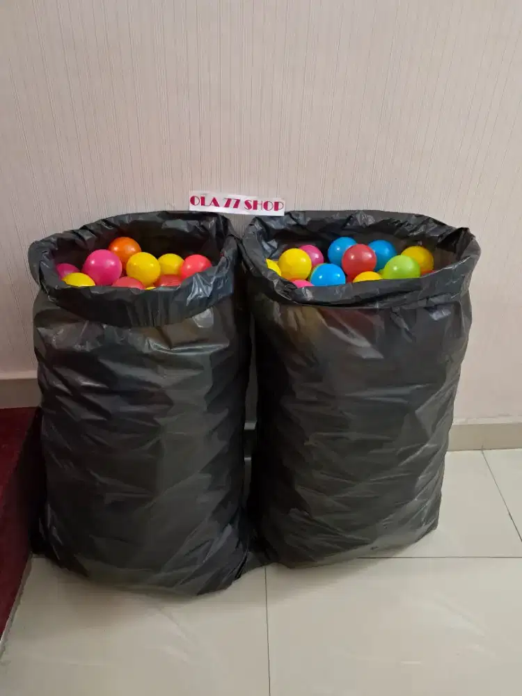Bola Mainan Anak Warna Warni Karung Besar Rainbow Mandi Bola