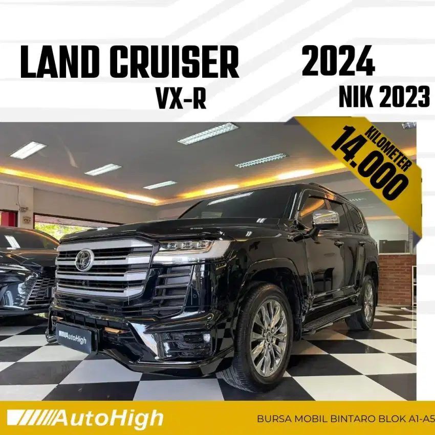 DP10% [Km14.000] Land Cruiser VXR 2023 Black Reg 2024 #AUTOHIGH