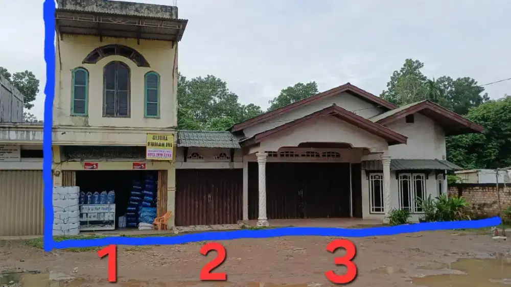 Dijual Tanah Beserta Bangunan