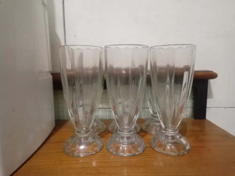 Gelas Jus, Syrup, Soda 370 ML Kaca Beling 6 Pcs