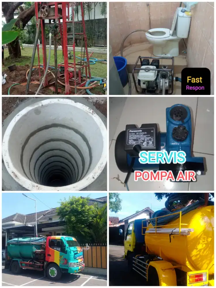 GALI RESAPAN LIMBAH /SALURAN MAMPET/ SERVIS POMPA/SEDOT WC PENUH