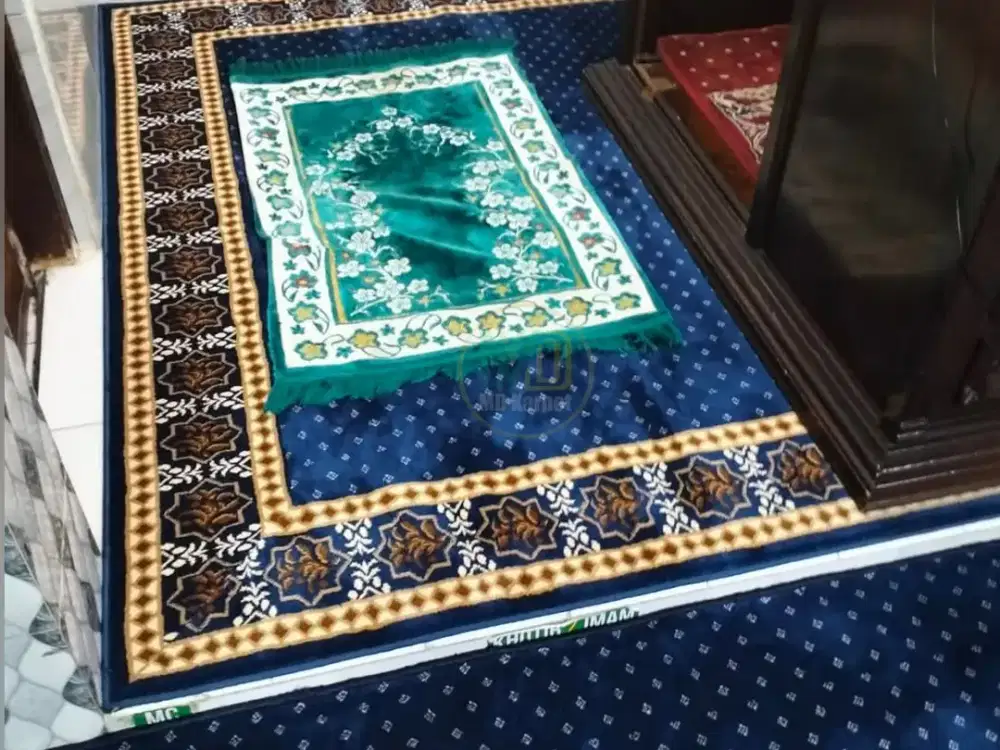 Sedia karpet masjid dan bedug