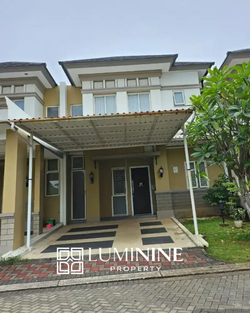 DIJUAL RUMAH LUAS NYAMAN FASILITAS LENGKAP DI SAVIA BSD BISA KPR