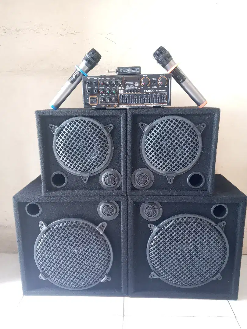 Paket sound karaoke 12 in + 8 in