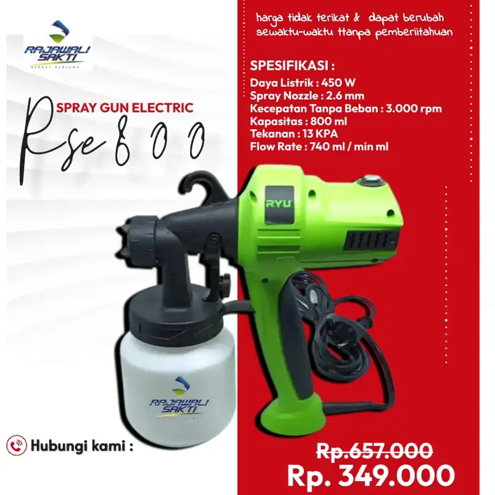 Promo mesin spray gun elektrik  ( untuk cat tembok ) murah bergaransi