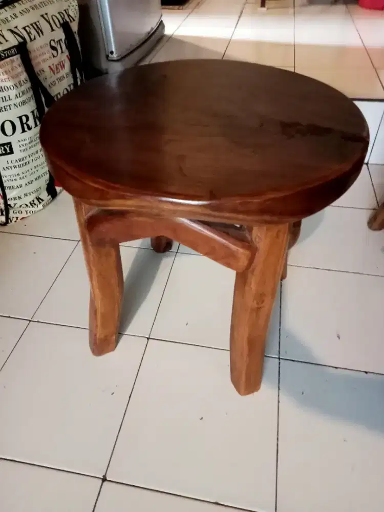 Meja kopi kayu jati