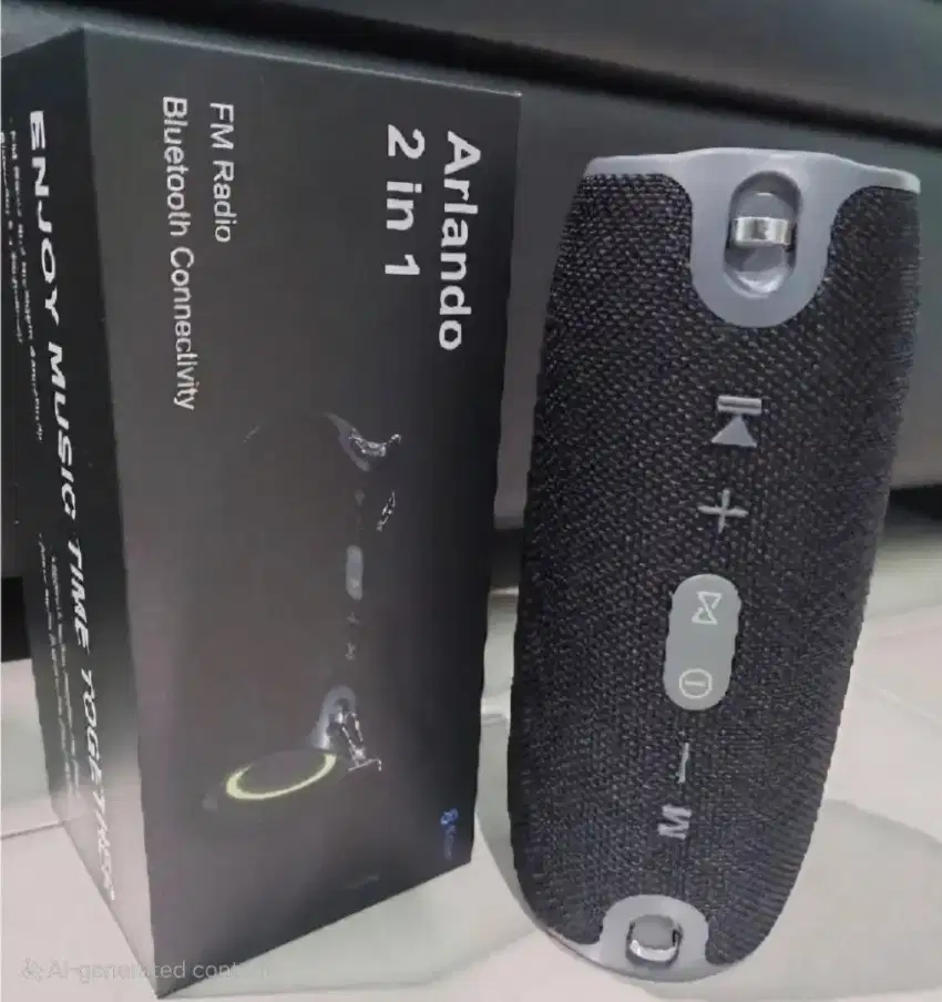 Jual Bluetooth speaker Bcare Arlando 2 in 1 kondisi baru masih disegel