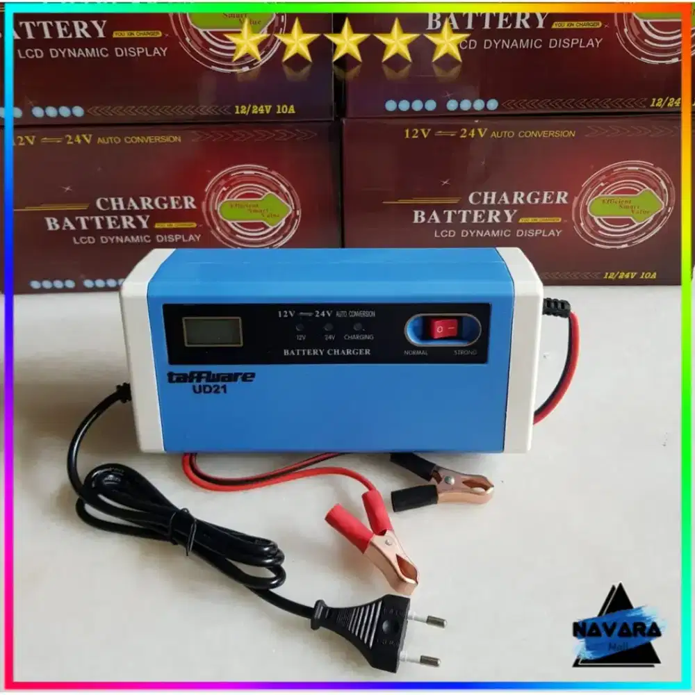 charger aki 12-24v  (stok banyak) new