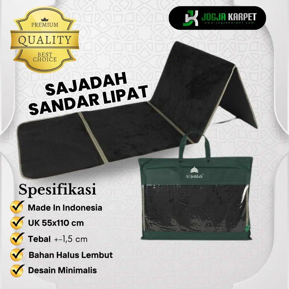 Sajadah Sandar Lipat | 55x110