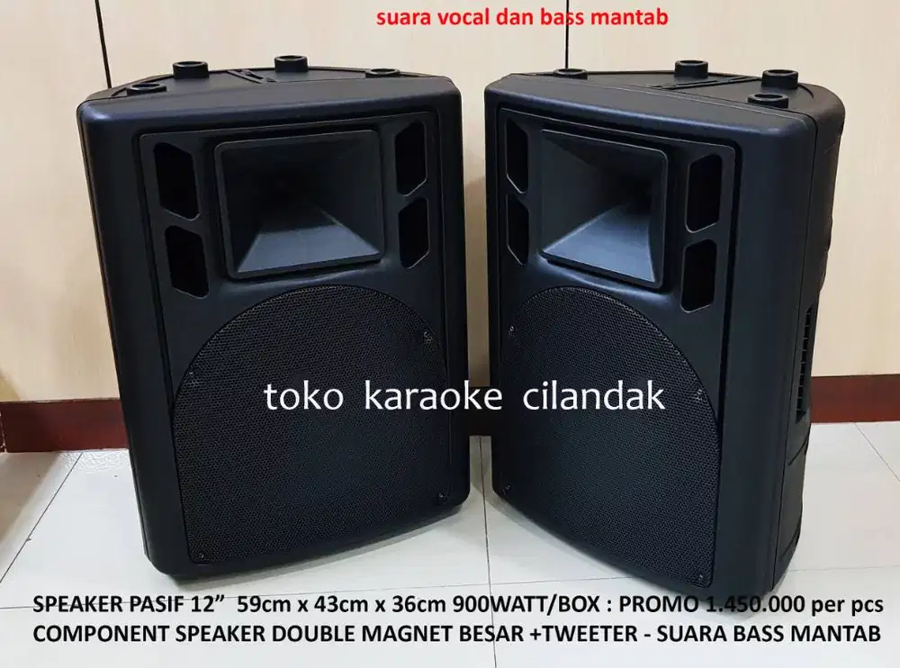 speaker pasif 12in box fiber