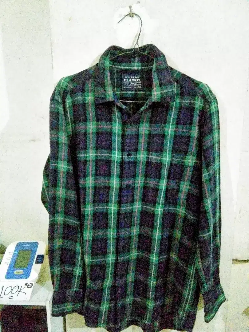 DIJUAL Kemeja Flannel uk.M UNISEX