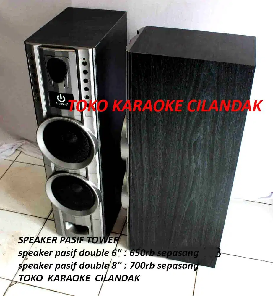 speaker pasif tower 6in