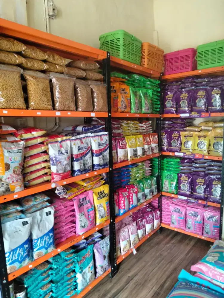 Jual rak besi siku ukuran 30*100*200 isi 5 ambalan