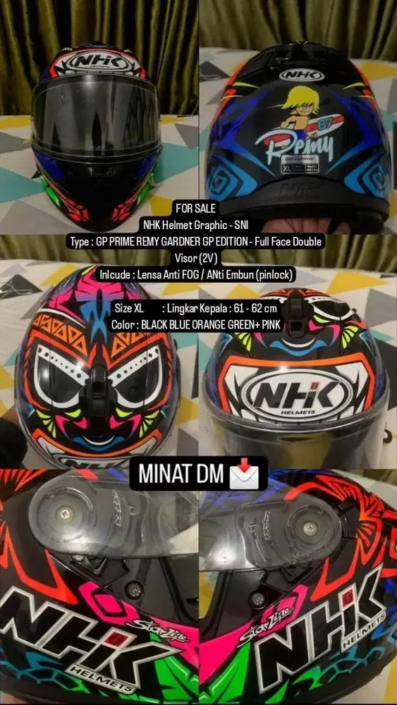 Helm nhk gp prime remy gardner limited