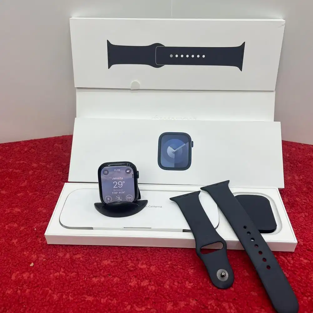 Apple watch Series 9 45mm Midnight Garansi Resmi