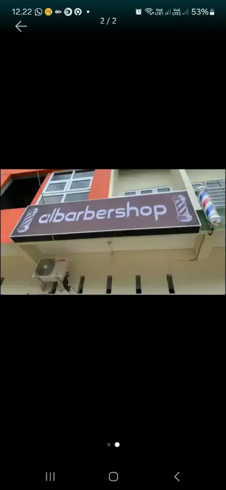 Signboard wx barbershop