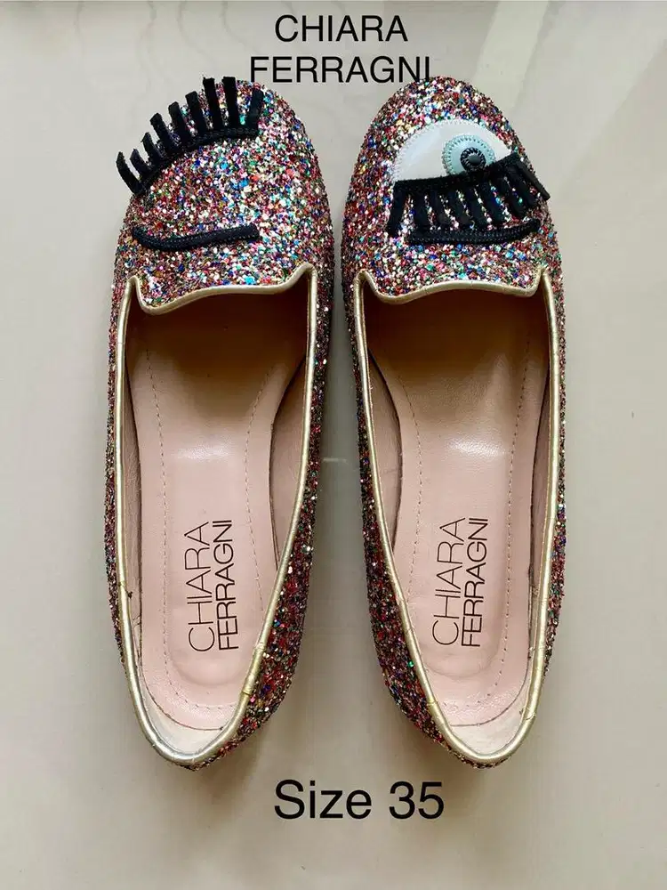 Dijual CHIARA FERRAGNI FLIRTING SLIPPERS original size 35