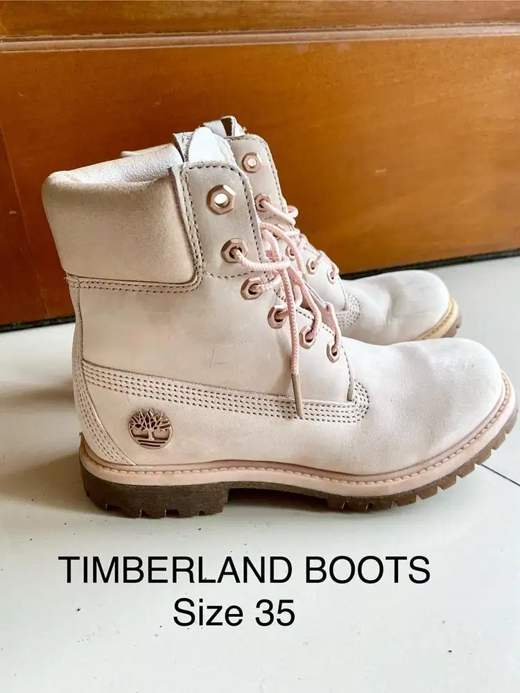 Sepatu Boots TIMBERLAND Wanita Light Pink
