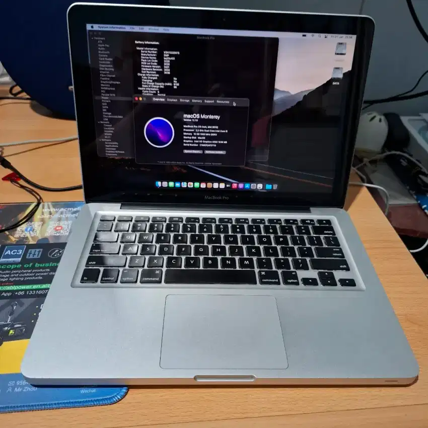 Macbook pro 2012 i5 Full upgrade normal