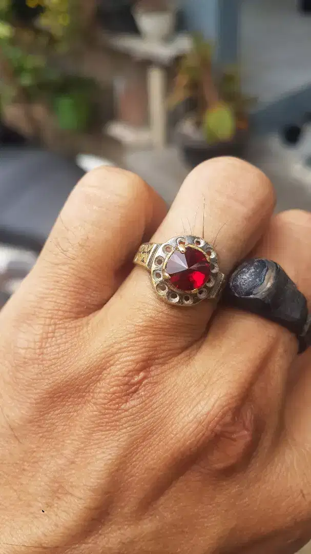 Batu red garnet dim 10