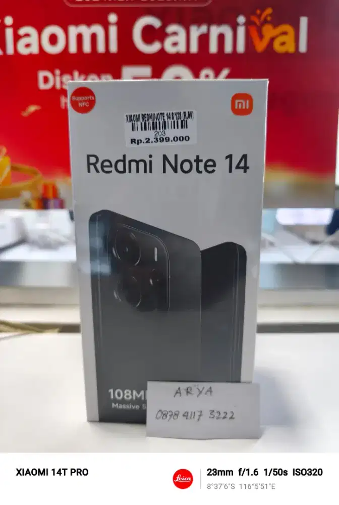 Redmi Note 14 8/128 ATLANTIS DAHSYAT