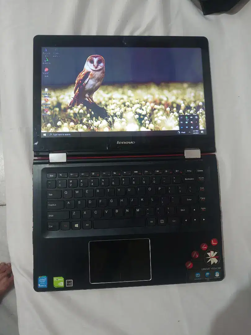 LENOVO YOGA 500 TOUCH SCREEN, LAYAR BISA DI PUTAR HINGGA 360 Derajat