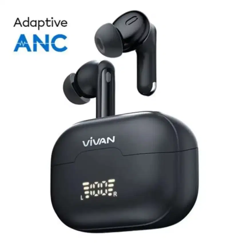 Headset Earphone TWS Vivan GT6 ANC Noise Cancelling Mic & Musik