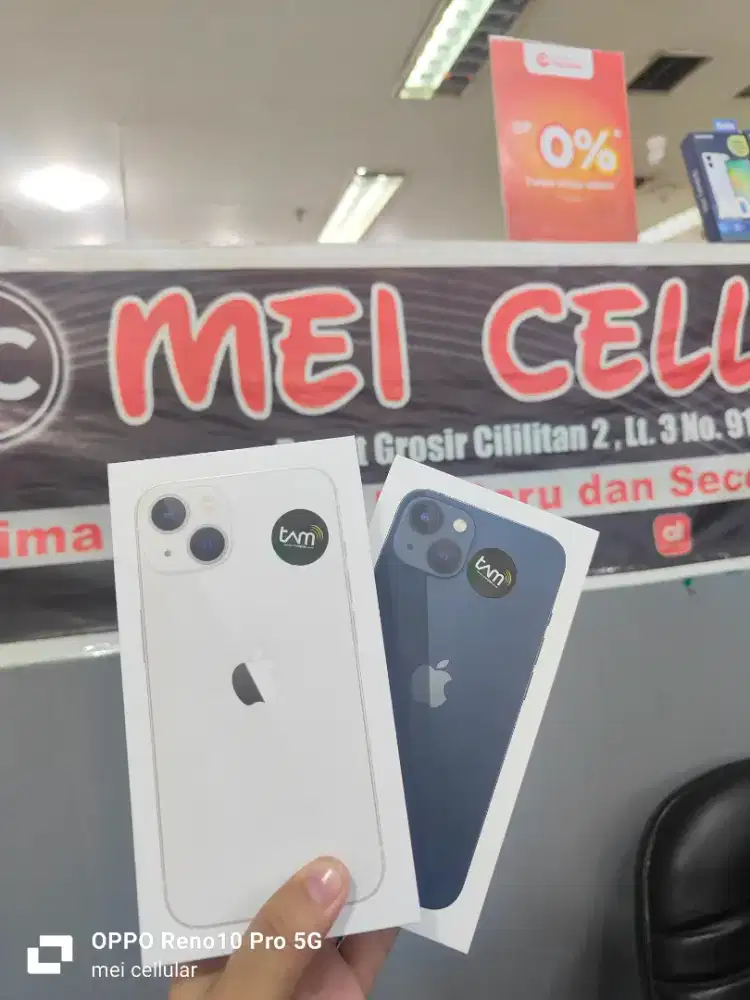 iPhone 13 128gb baru & iPhone 15 128gb baru garansi resmi bisa TT