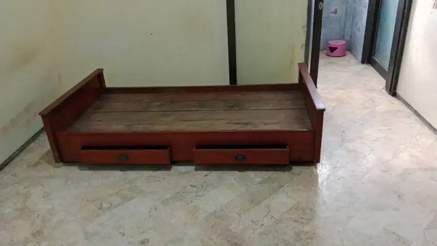 Amben kayu jati tempat tidur