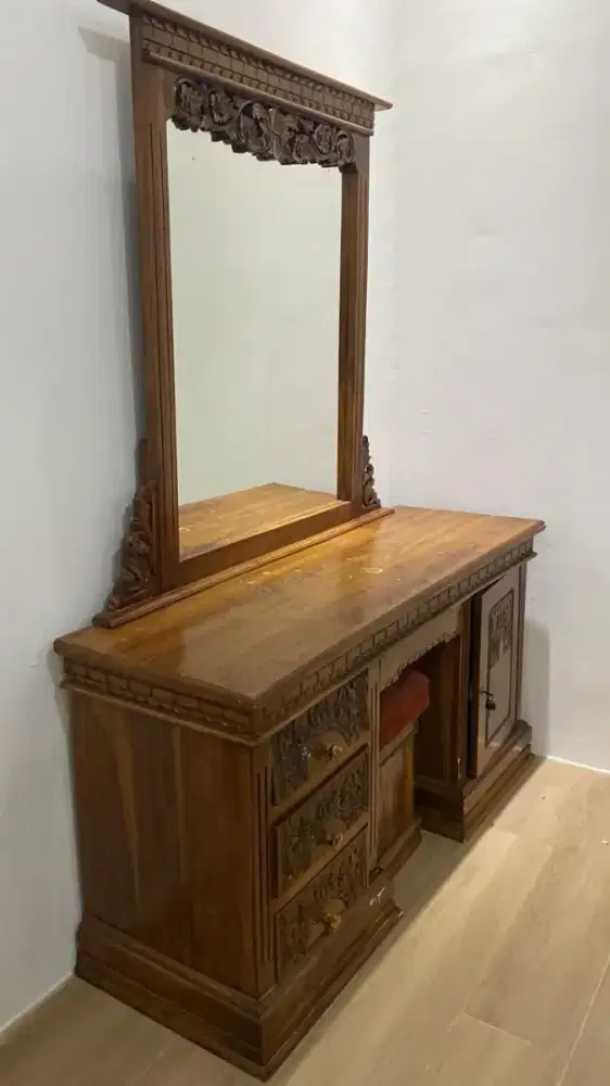 Jual Meja Rias Kayu Jati