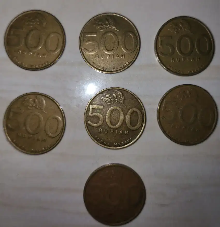 Koin 500 emas / gold thn 2000