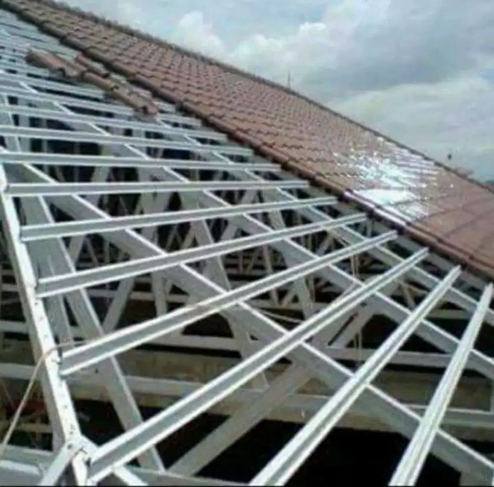 Rangka atap baja ringan murah Ter pasang