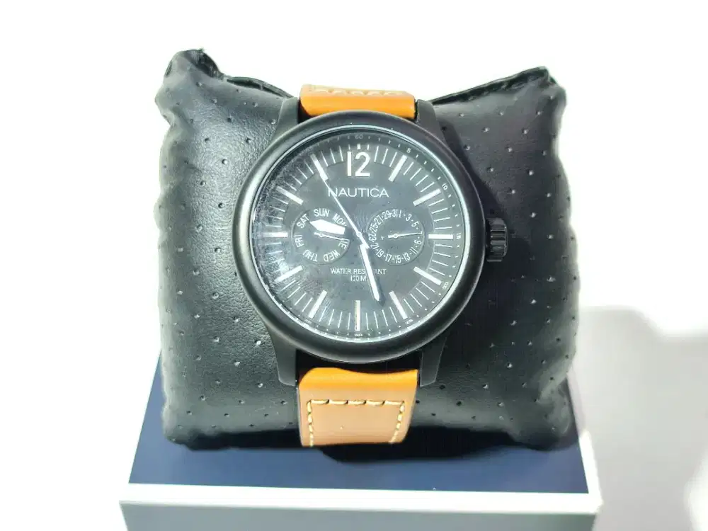 FULLSET JAM TANGAN TAG HEUER QUARTZ NAUTICA EXPEDITION PRIA COWOK