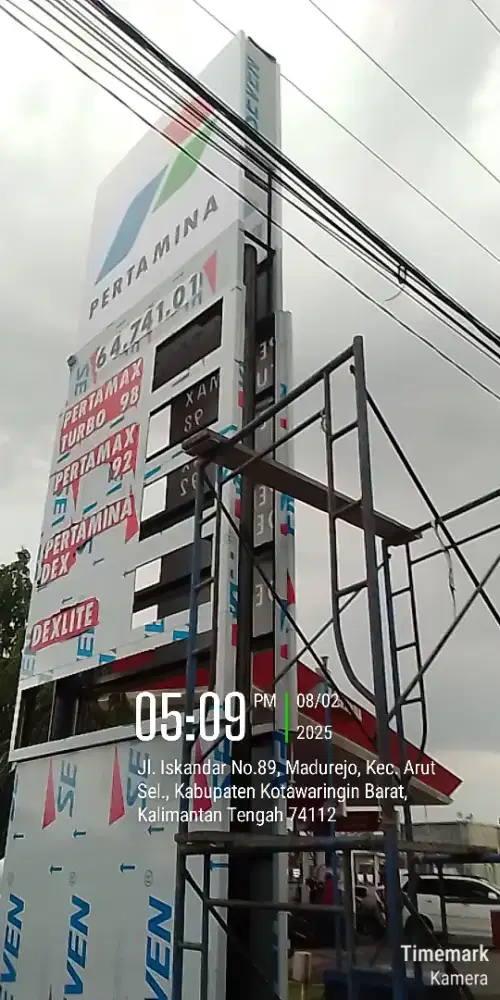 JASA PEMBUATAN TOTTEM/MENARA SPBU