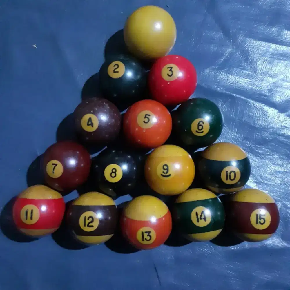 Bola biliard 14 bekas