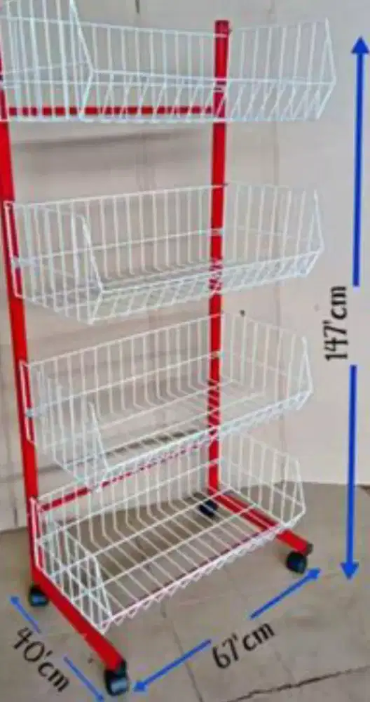 Jual Rak makanan bermacam ukuran baru