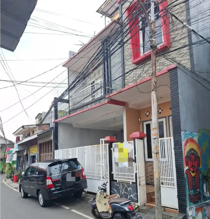 Di Jual Lelang Rumah 2 Lantai Pinggir Jalan Daerah Kemayoran Jakarta