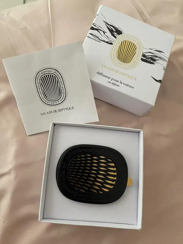 Dyptique Car Diffuser with 34 Boulevard St Germain Insert parfum mbl