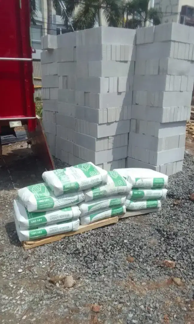 BATA RINGAN & SEMEN MORTAR
