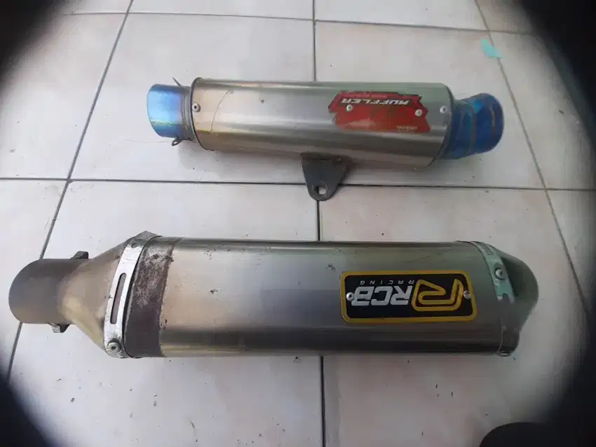 Knalpot  Racing 2 biji