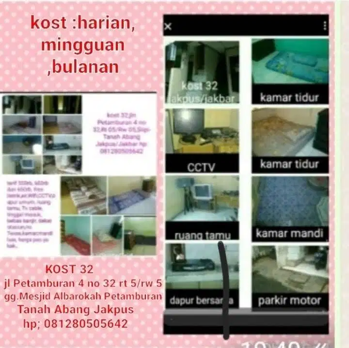 KOST MURAH PETAMBURAN