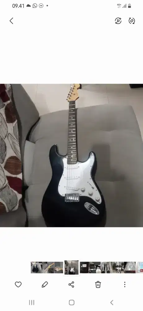 Squier stratocaster hardtail