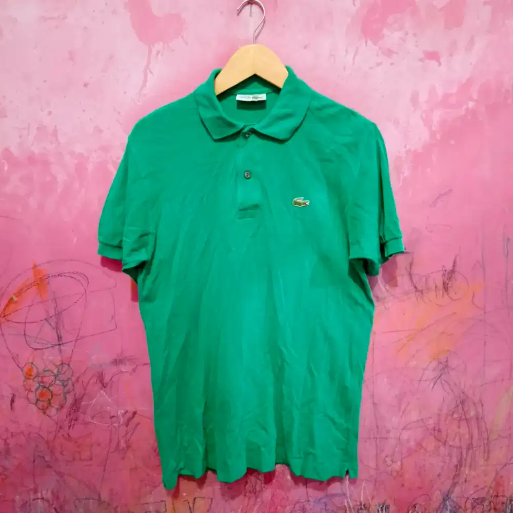 Bismillah, dijual kaos kerah Lacoste hijau original