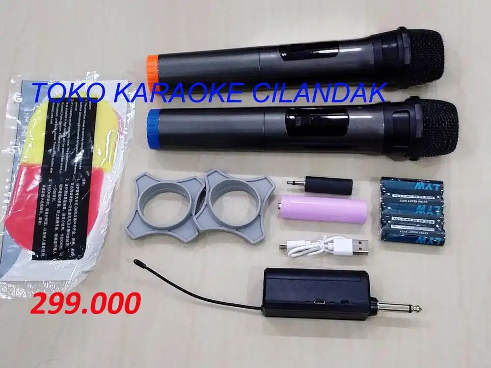 mic murah wireles 2mic