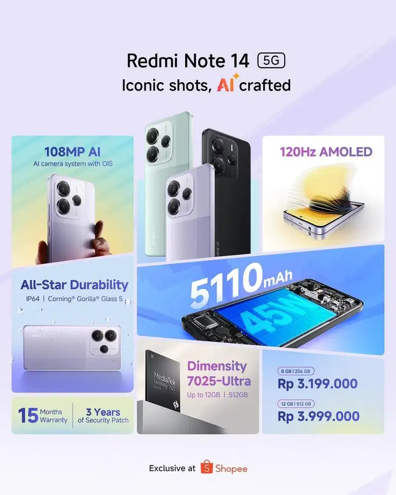 Redmi Note 14 5G NEW