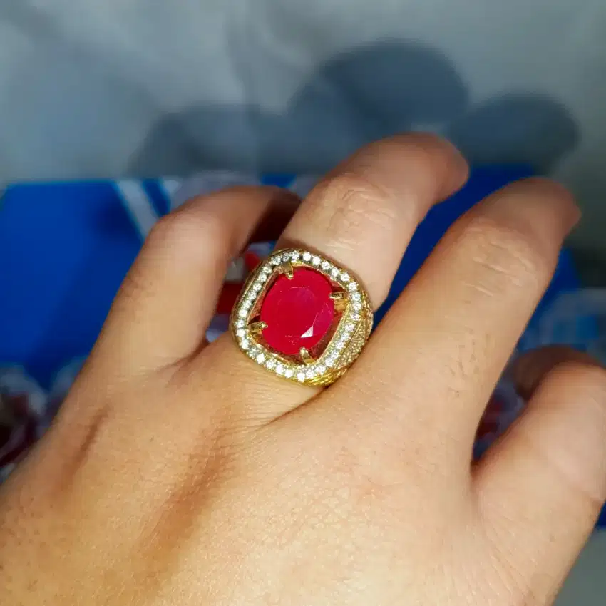Batu Akik Cincin Ruby