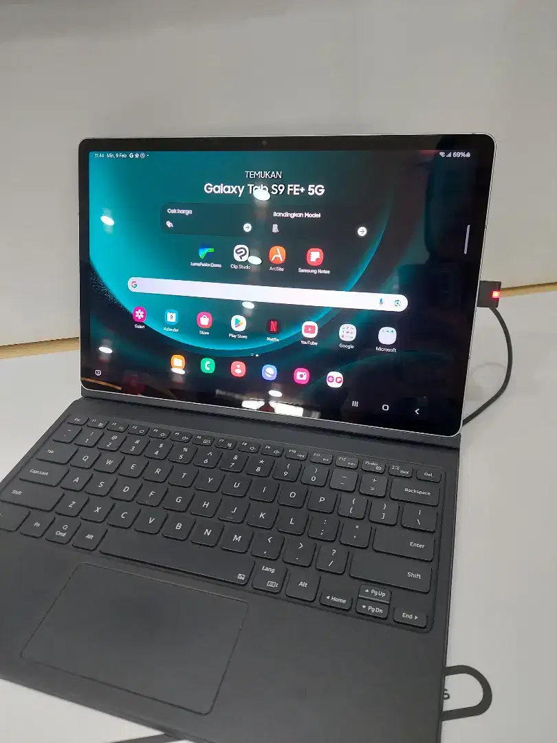 Samsung Galaxy Tablet S9Fe Plus  Garansi nasional samsung 1 tahun