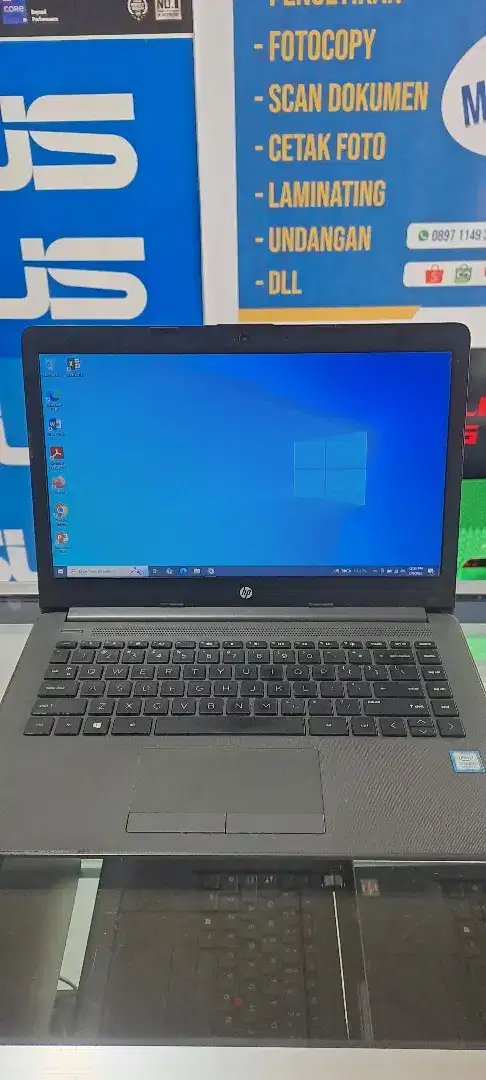 LAPTOP HP 240 G7 CORE I5 RAM 8 GB SSD 256 GB LAYAR 14 INCH